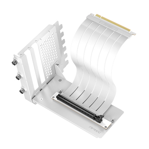 RTX40 PCI-E 4.0 Riser Cable Vertical Bracket Kit WHITE AT-RCVB-W200-PCIE4